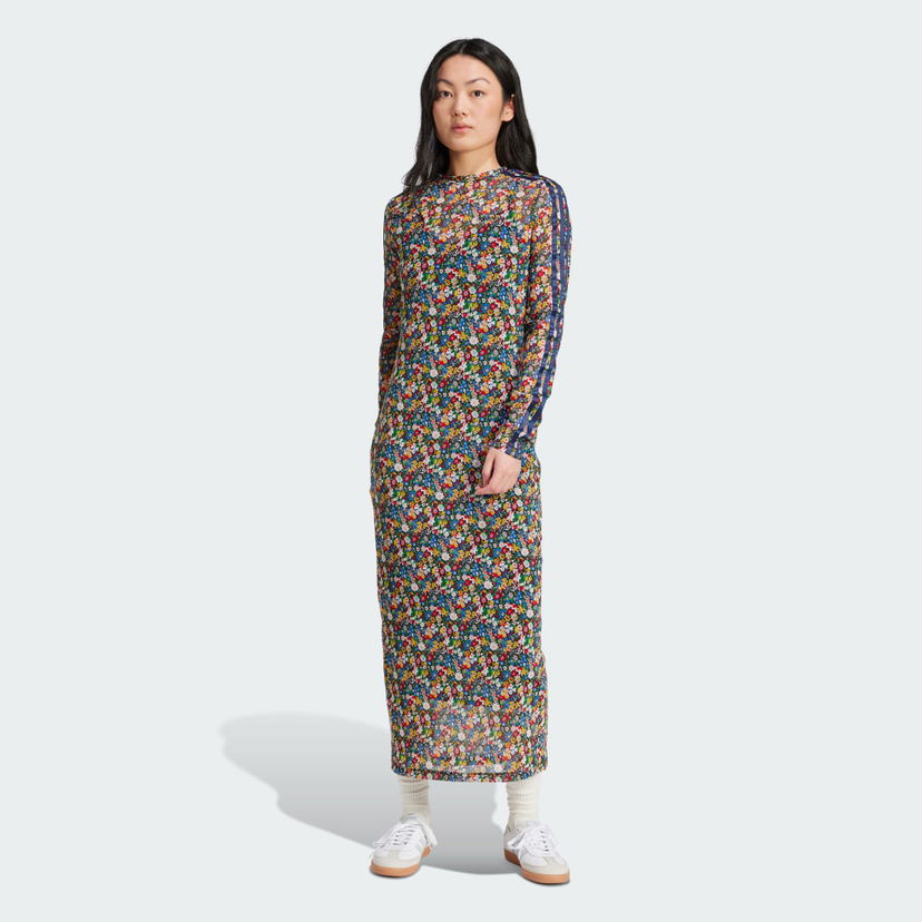 плаття adidas Originals adidas Originals x Liberty London Mesh Maxi Dress Різнокольоровий | JC7773