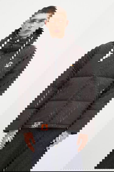 Пуховик AAPE by A Bathing Ape AAPE Main Down Jacket чорний | AAPDNM7665XXN, 0