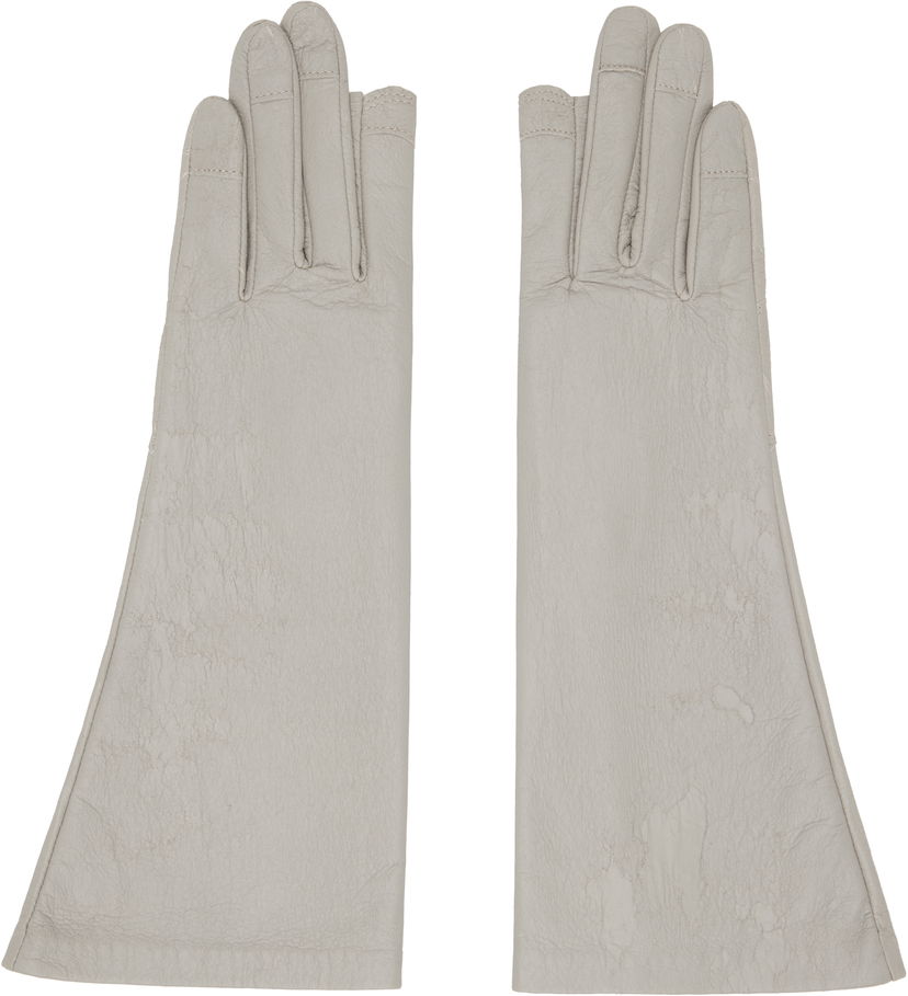 Рукавички Rick Owens Porterville Short Gloves білий | RO02D3451 LBA