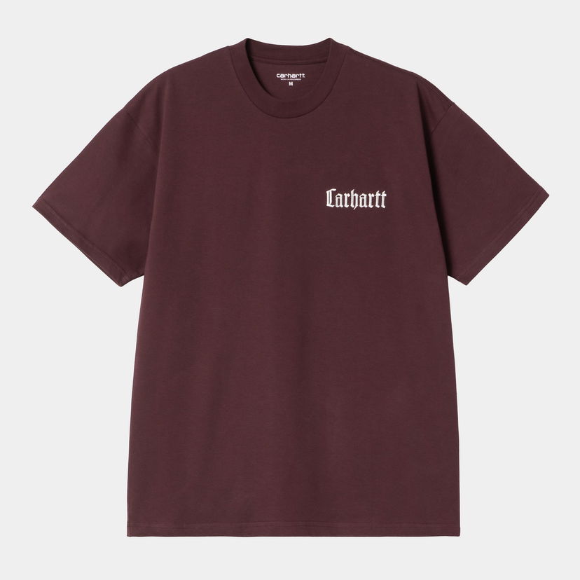 Футболка Carhartt WIP Carhartt WIP Schooling Short Sleeve T-Shirt Бордовий | I035453_9