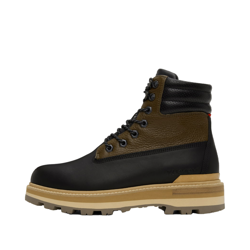Кросівки та взуття Moncler Peka Boots "Black & Brown" чорний | I209A4G00020M3168