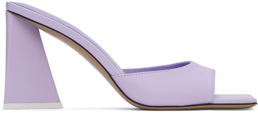 Догляд за взуттям The Attico Attico Mini Devon Mules Фіолетовий | 242WS772 L001