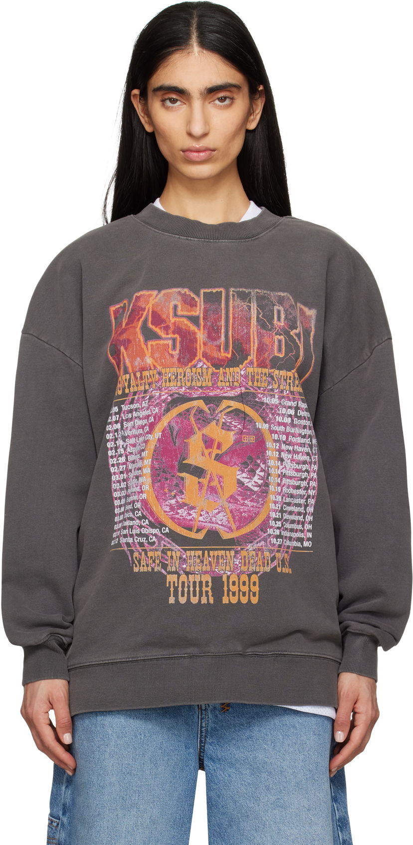 Світшоти Ksubi Kickstart Oh G Sweatshirt Сірий | WSP25FL002