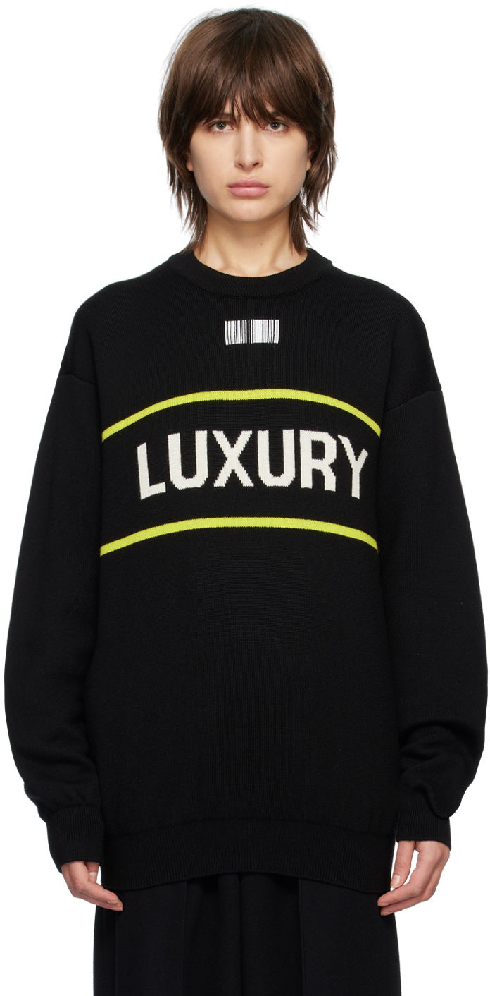 Cветр VETEMENTS 'Luxury' Sweater чорний | VL16KN320B