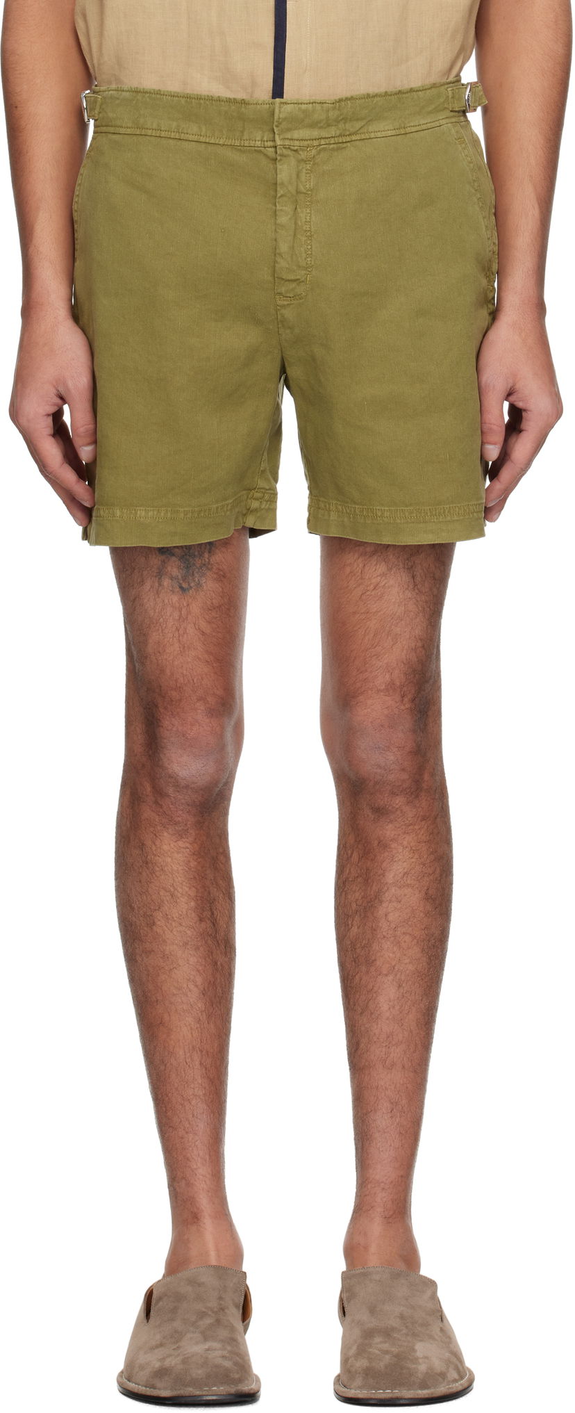 Купальники Orlebar Brown Orlebar Brown Bulldog Garment Dye Shorts Зелений | 280314