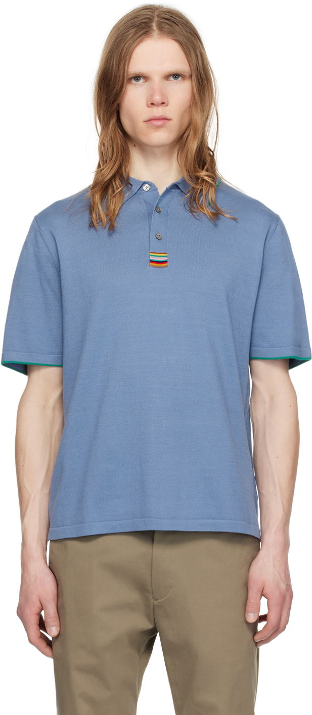 Сорочка поло Paul Smith Paul Smith Knit Polo Синій | M1R-628Y-M02309-44