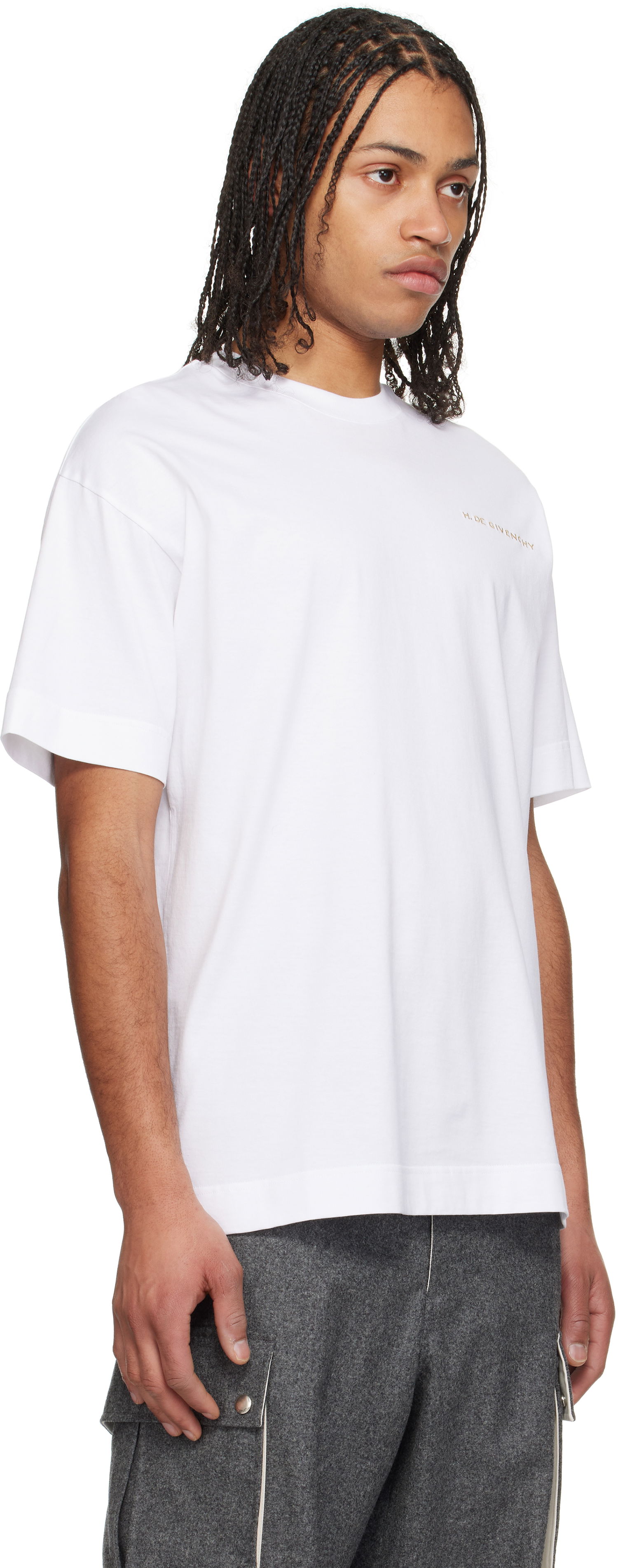 Футболка Givenchy Givenchy Regular Fit Tee білий | BM71MGGYPW100, 1