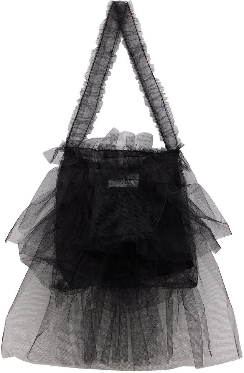 сумка-тоут Collina Strada Collina Strada Extra Small Mist Tulle Tote Bag чорний | XX9019 TULLE
