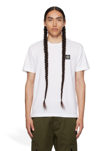 Футболка Stone Island Patch білий | 791524113
