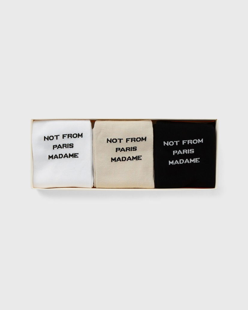 Шкарпетки Drôle de Monsieur Le Pack de Chaussettes Slogan Різнокольоровий | PERM-SK101-CO024-MC