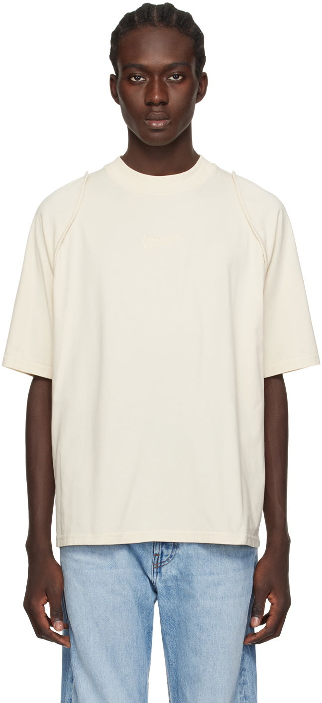Футболка Jacquemus Les Classiques 'Le T-Shirt Camargue' T-Shirt бежевий | 24E245JS198-2312
