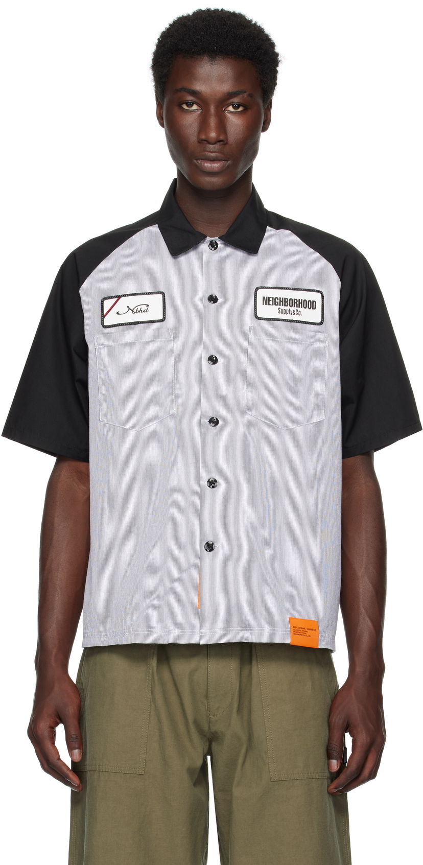 Сорочка Neighborhood Neighborhood Classic Work Shirt білий | 251TSNH-SHM04