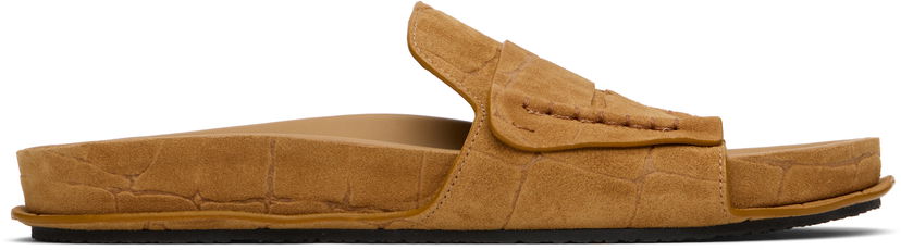 Купальники Jacquemus Jacquemus Suede Loafer Sandals Коричневий | 25E251FO172-4355