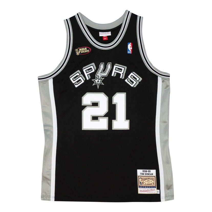 Джерсі Mitchell & Ness NBA San Antonio Spurs 1998-99 Tim Duncan 21 Jersey чорний | AJY4CP19169-SASBLCK98TDU