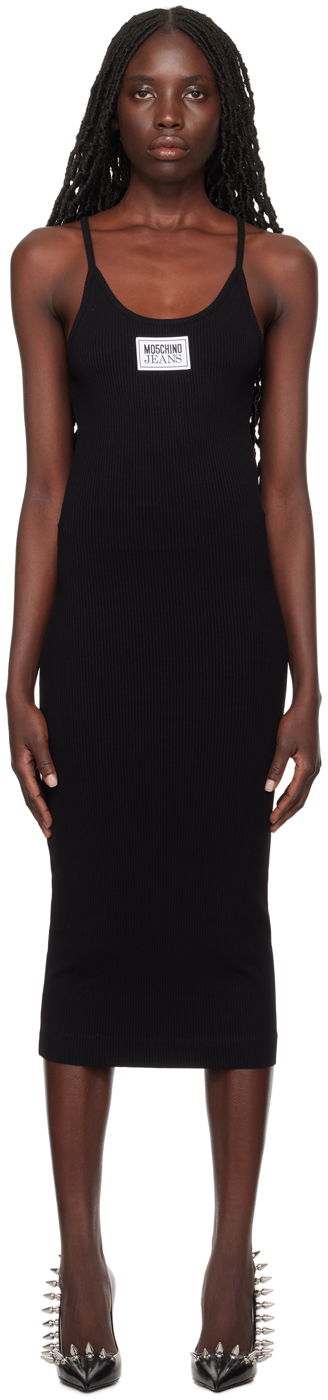 плаття Moschino Moschino Jeans Patch Midi Dress чорний | 0417 3259
