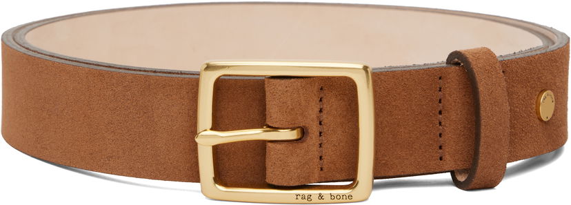 Ремені rag & bone Rag & Bone Boyfriend Suede Belt Коричневий | WJW25PB1001SU1