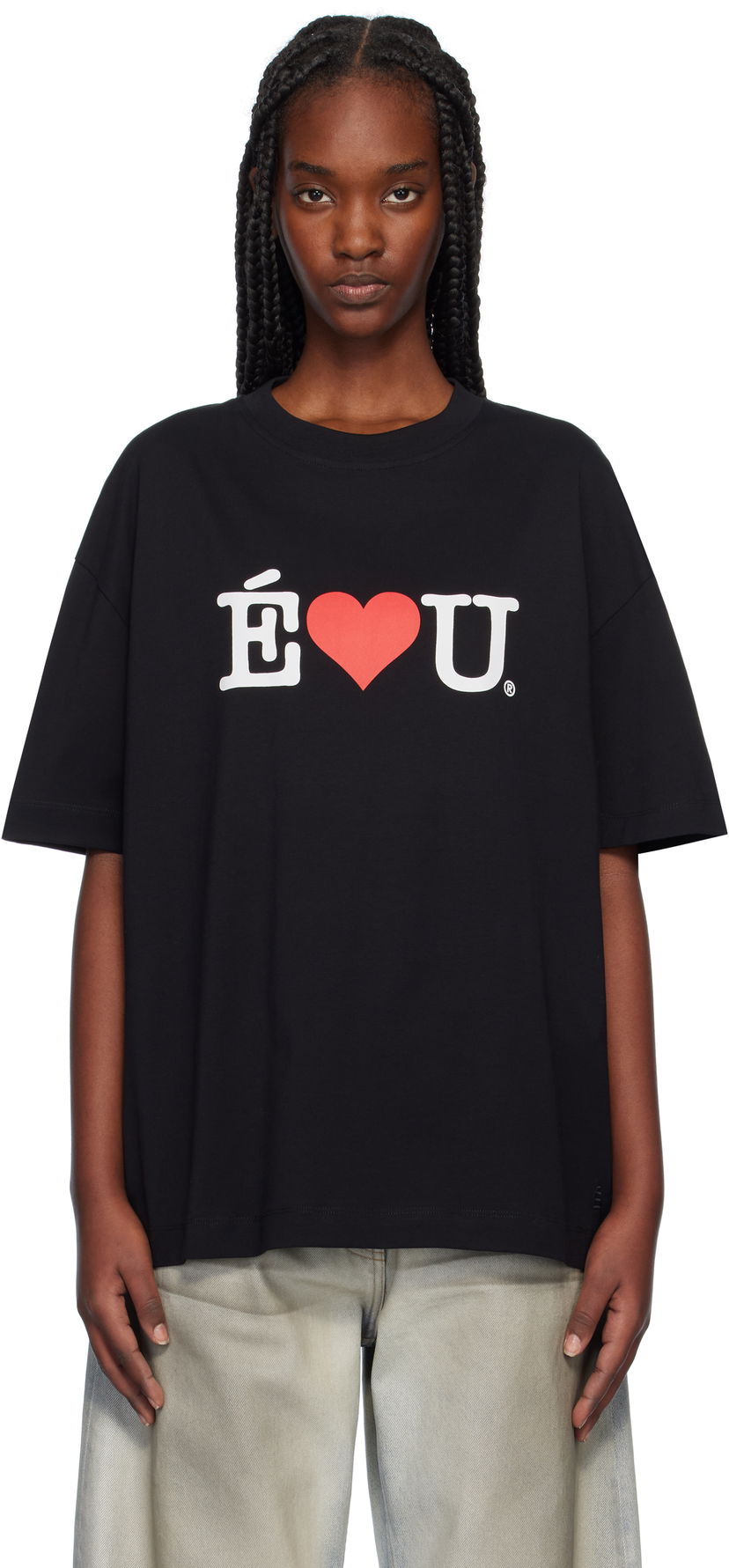 Футболка Études Études 'ÉLU' Relax T-Shirt чорний | H24MMTSH137-99
