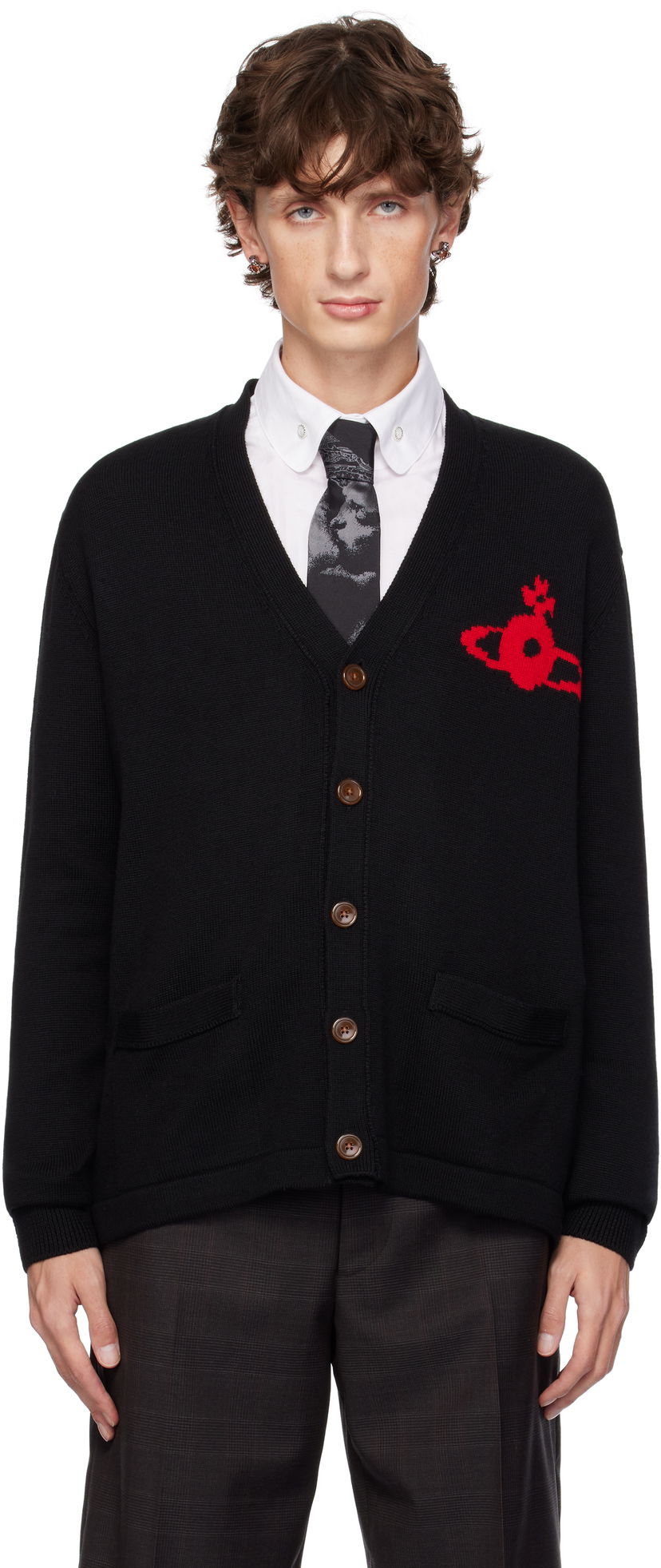 Cветр Vivienne Westwood Cardigan чорний | 27010014-Y002M-