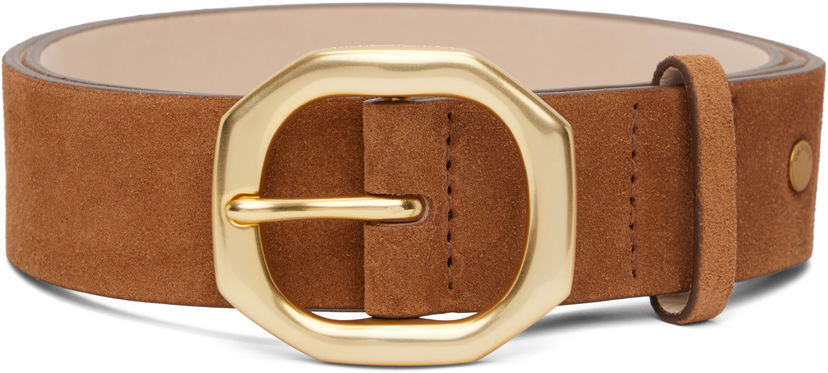 Ремені rag & bone Rag & Bone Audrey Suede Belt Коричневий | WJW25PB1004SU4