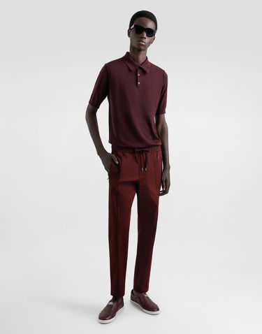 Спортивні штани Dolce & Gabbana Dolce & Gabbana Cotton Jogging Pants With Tag Бордовий | GYACETFUFNVM5039, 1