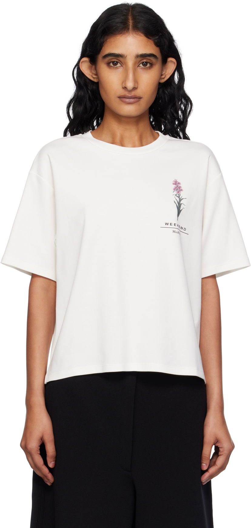 Футболка Max Mara Weekend Max Mara Lecco T-Shirt білий | 2515941052600