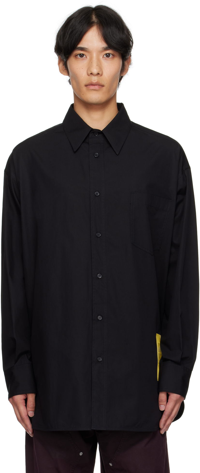 Сорочка Maison Margiela MM6 Maison Margiela Poplin Shirt чорний | SH0DT0034 M35480