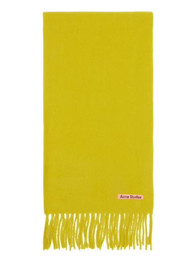 Шарф Acne Studios Skinny Fringe Scarf Зелений | CA0218-