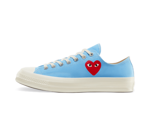 Кросівки та взуття Converse Comme des Garçons PLAY x Chuck Taylor All-Star 70s OX Синій | 168303C