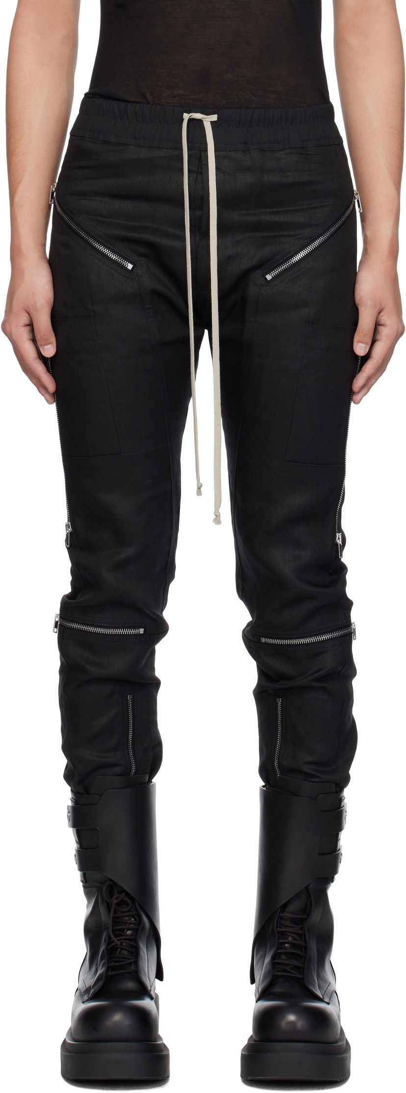 Спортивні штани Rick Owens Rick Owens Hollywood Headon Trousers чорний | RU01E5368 TWL