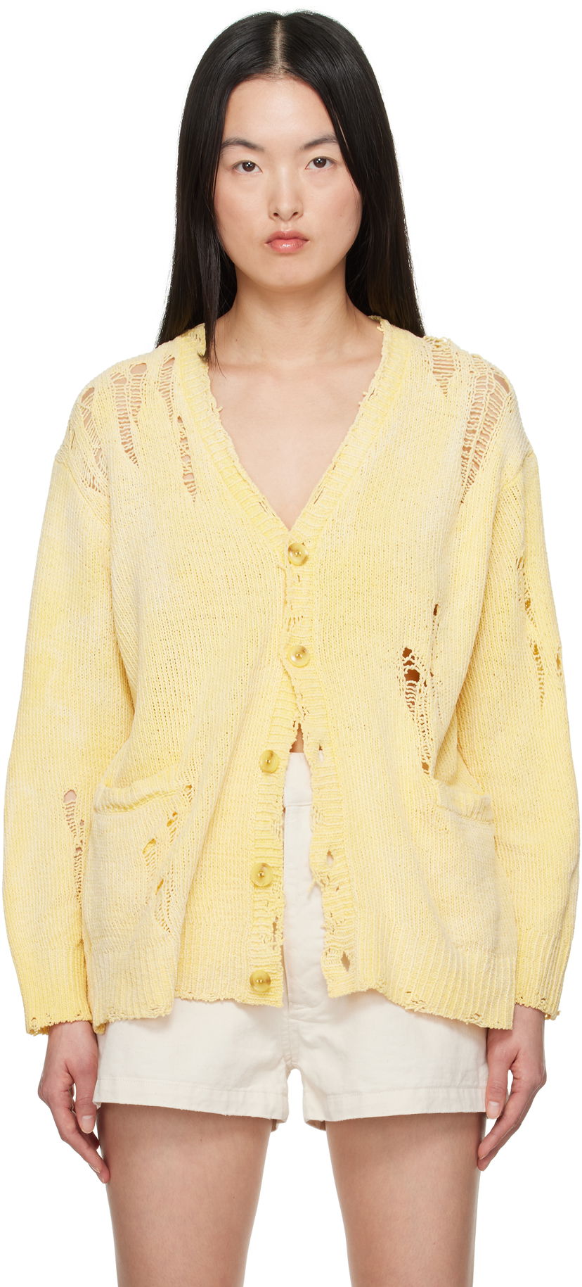 Cветр R13 R13 Boyfriend Cardigan Жовтий | R13WY237-Y200B