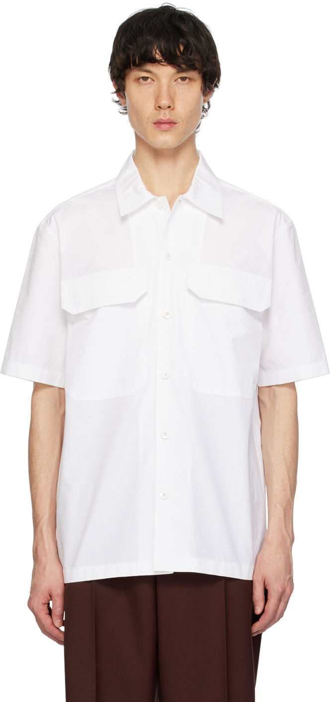 Сорочка Jil Sander Heavy Shirt білий | J22DL0194_J45002