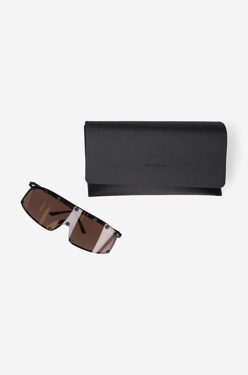 Сонцезахисні окуляри Rick Owens Shielding чорний | RG0000001, 1