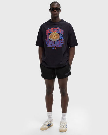 Шорти New Era Waffle Knit Drawstring Shorts чорний | 60667776, 2