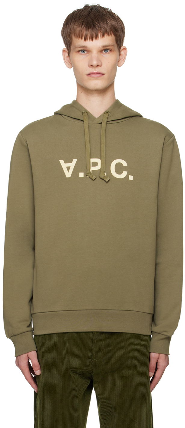 Світшоти A.P.C. Khaki Standard Grand 'V.P.C.' Hoodie Коричневий | COHBN-M27908