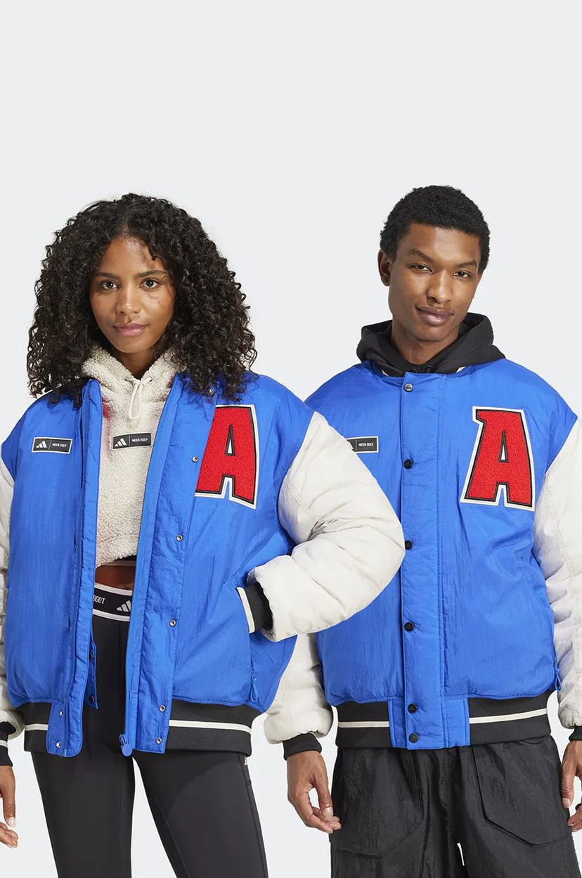 Куртка бомбер adidas Originals adidas x Moon Boot Varsity Jacket Синій | IY8048