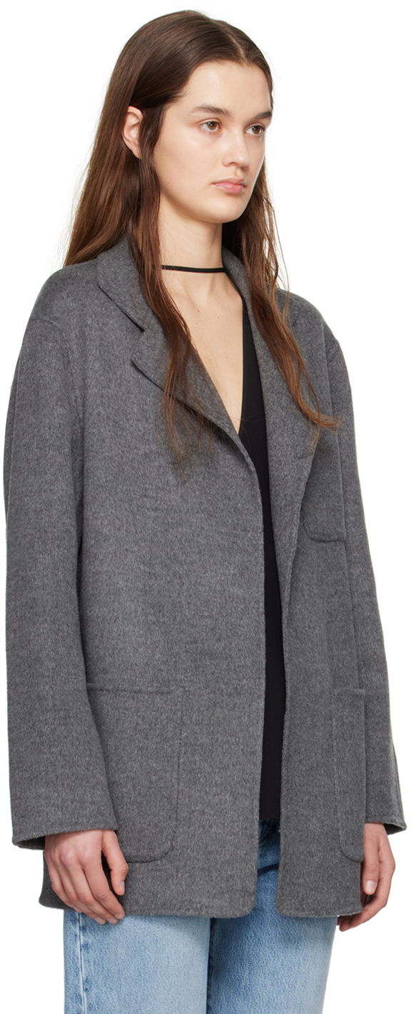 Куртка TOTEME TOTEME Patch Pocket Jacket Сірий | 242-WRO1613-FB0006, 1