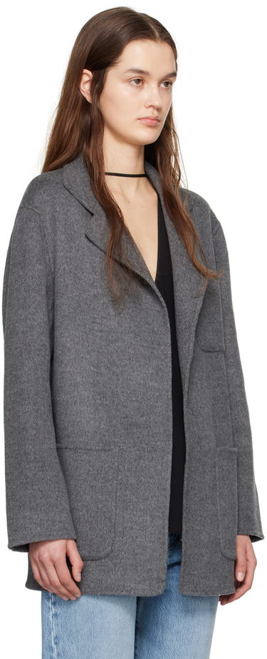 Куртка TOTEME TOTEME Patch Pocket Jacket Сірий | 242-WRO1613-FB0006, 1
