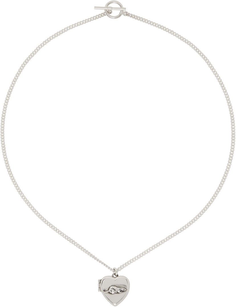 Кольє Enfants Riches Déprimés Rat Locket Necklace Металік | 140-221