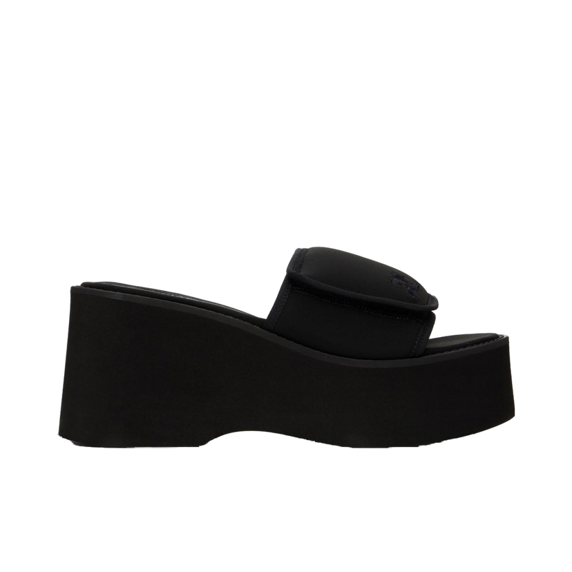 Кросівки та взуття Courrèges Scuba Wave Platform Sandals чорний | 124SSD007NE0005