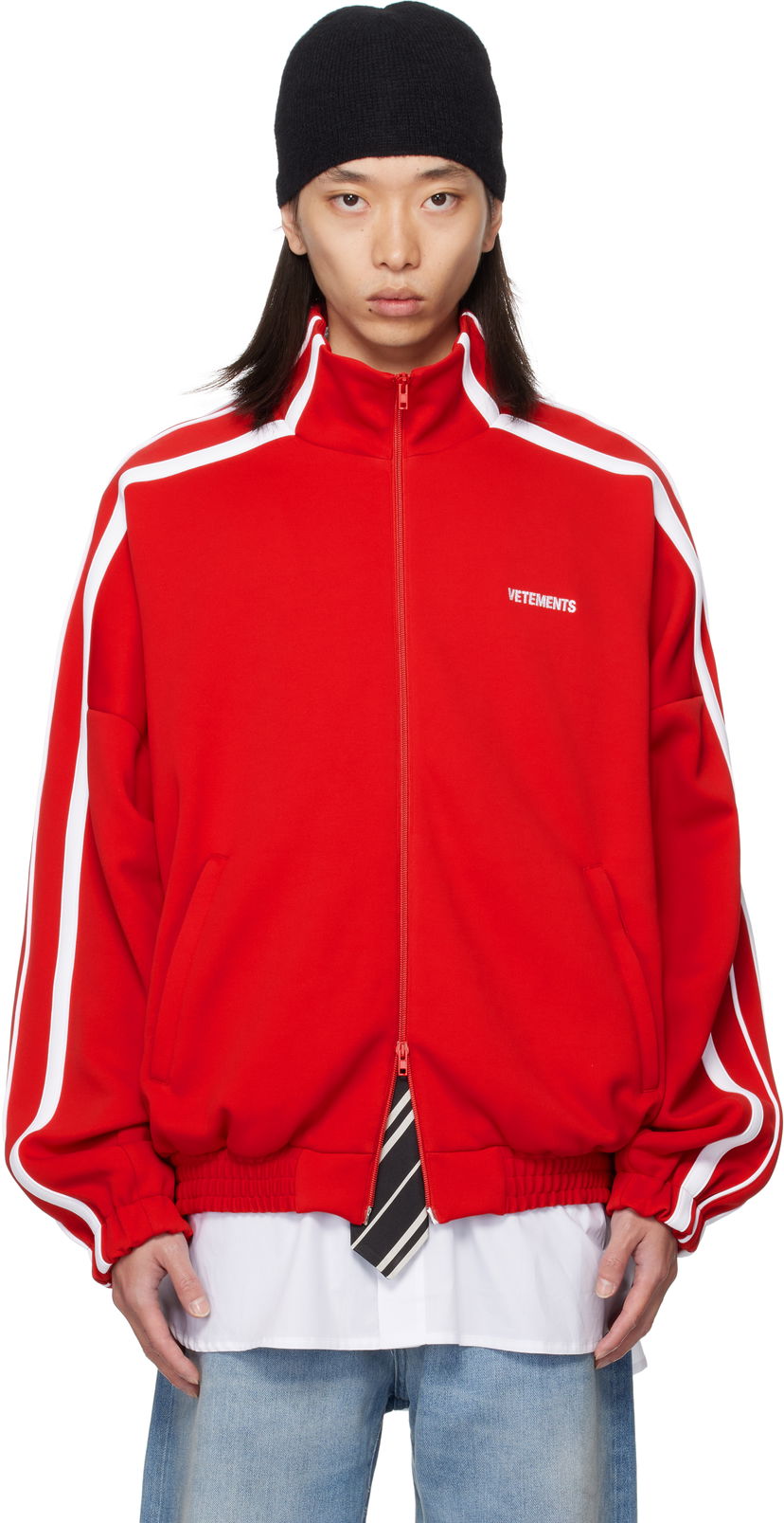 Куртка VETEMENTS Vetements Gym Track Jacket Червоний | UH76GJ300R
