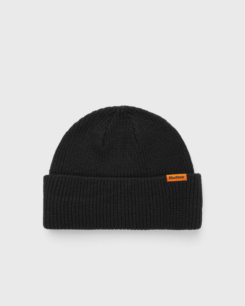 Шапка Butter Goods Tall Wharfie Beanie чорний | P19306