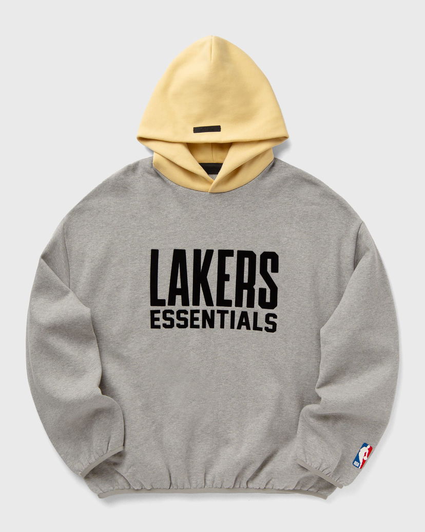 Світшоти Fear of God Fear of God Essentials Los Angeles Lakers Pull Over Hoodie Сірий | 192AL246305F