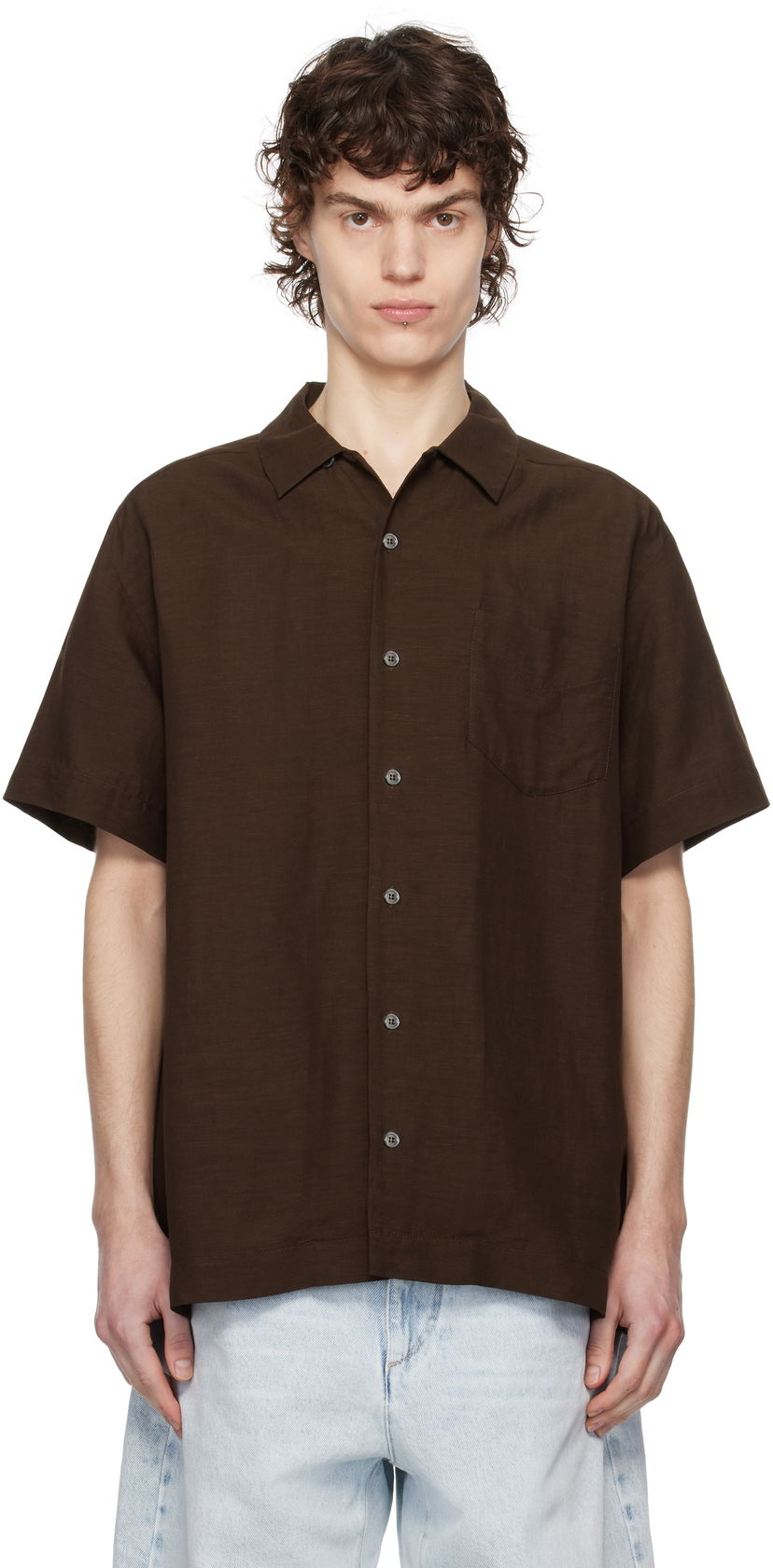 Сорочка A.P.C. A.P.C. Roy Shirt Коричневий | VIALV-H12608