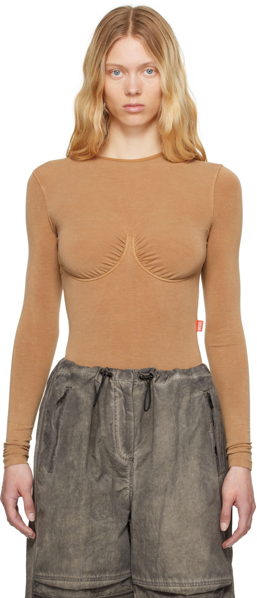 Боді Diesel Diesel T-Finne-Q2 Bodysuit бежевий | A17608 0QMAT
