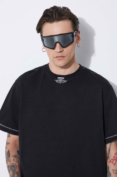 Футболка ADER ERROR Black Oversized T-Shirt With Stitching Detail чорний | BN01SSTS0103, 4
