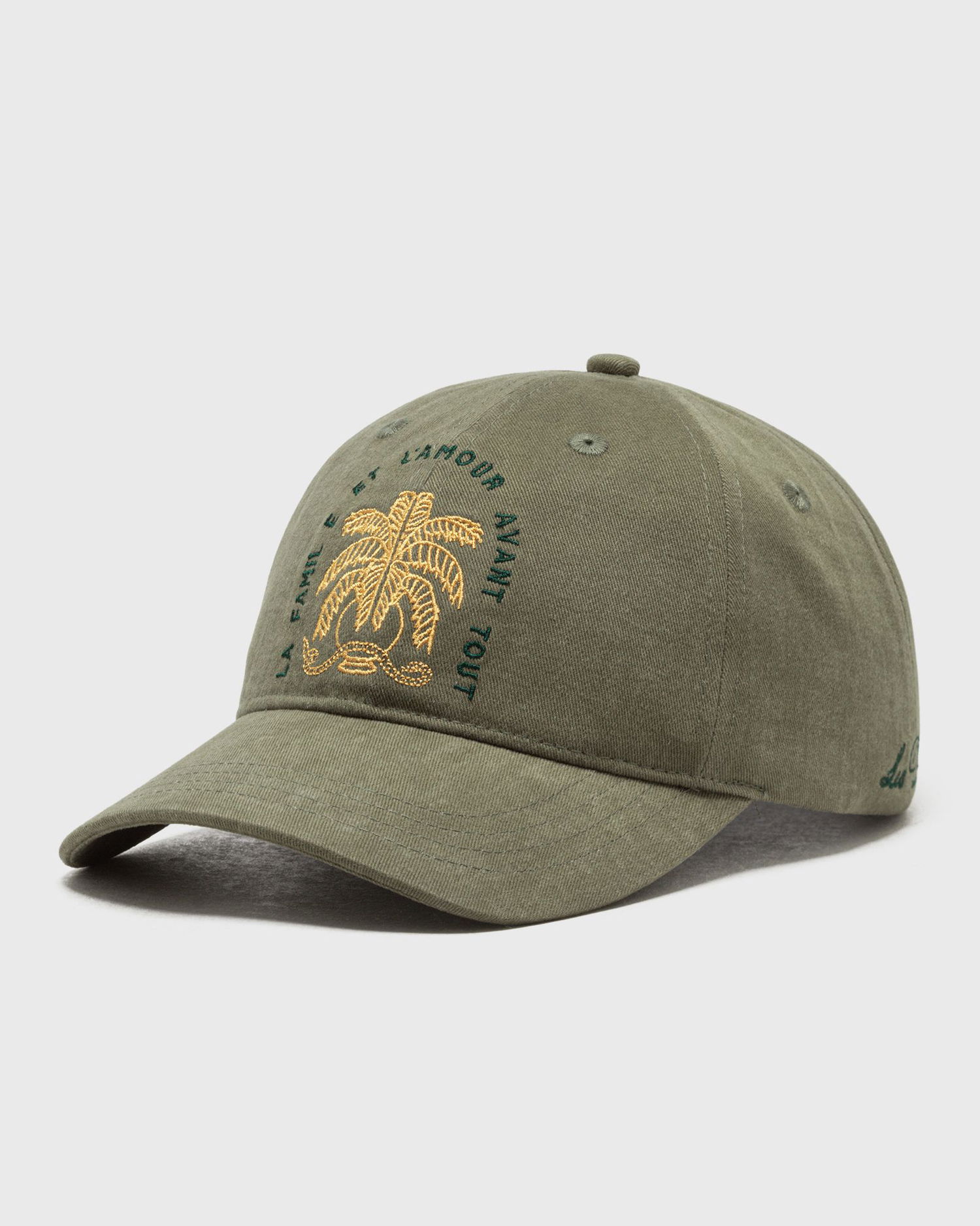 Кепка Les Deux Diaz Embroidered Palm Tree and Snake Dad Cap Зелений | 1000219-510, 0