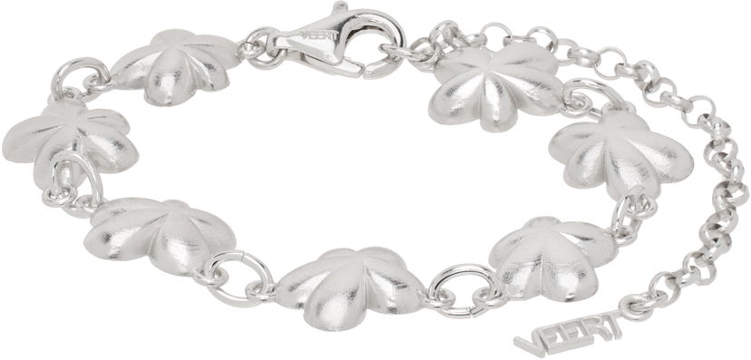 Браслет VEERT Flower Bracelet білий | BR02RH-WG