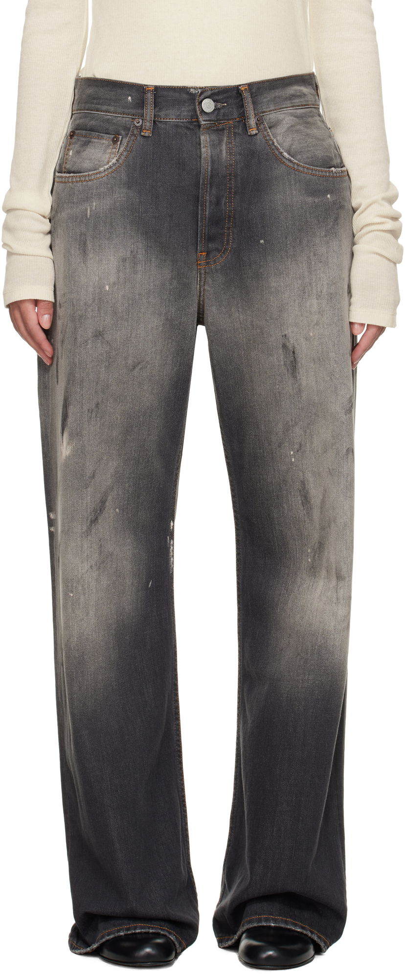 Джинси Acne Studios Acne Studios Loose Fit Jeans Сірий | A00513-