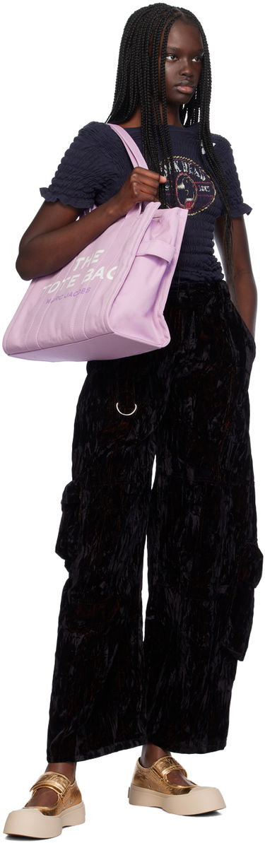 сумка-тоут Marc Jacobs Marc Jacobs 'The Tote Bag' Large Canvas Tote Фіолетовий | M0016156, 3