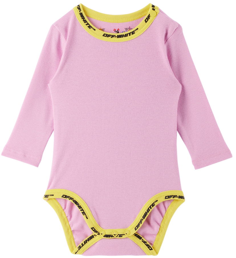 Боді Off-White Industrial Trim Bodysuit Рожевий | OGX2001F22JER0013018